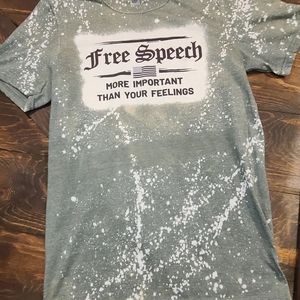 Free Speech bleached Tee